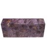 Stabilized Woods - Purple, Maple Burl, Block, 1.125", 2", 5"
