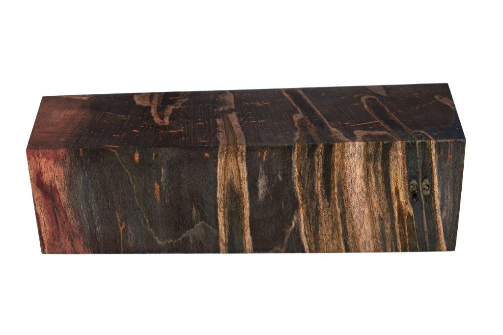 Stabilized Woods - 1.5", 1.5", 5.25", Multi-Color, Spalted Maple Burl, Block