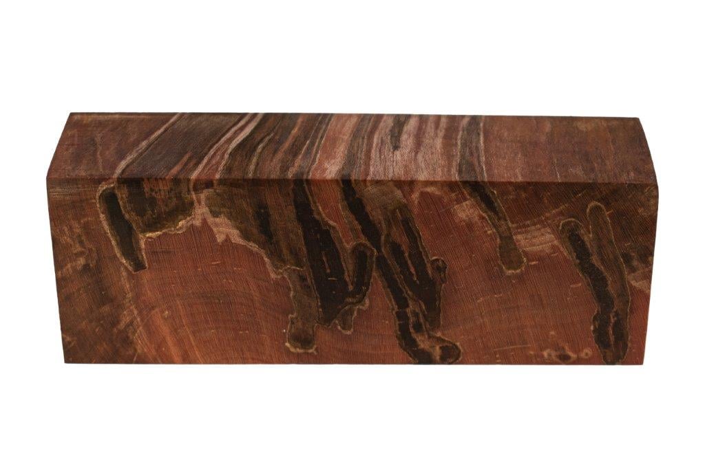 Stabilized Woods - 1.25", 1.75", 5", Red, Spalted Maple Burl, Block