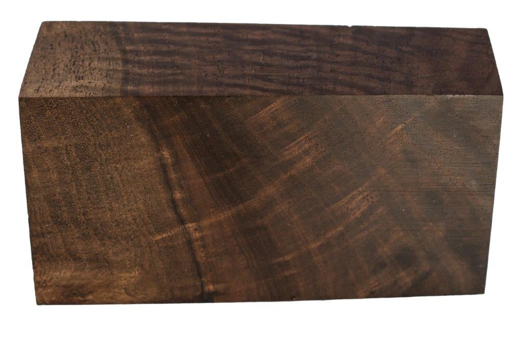 Stabilized Woods - 1.25", 2", 4, Natural, Curly Walnut, Block