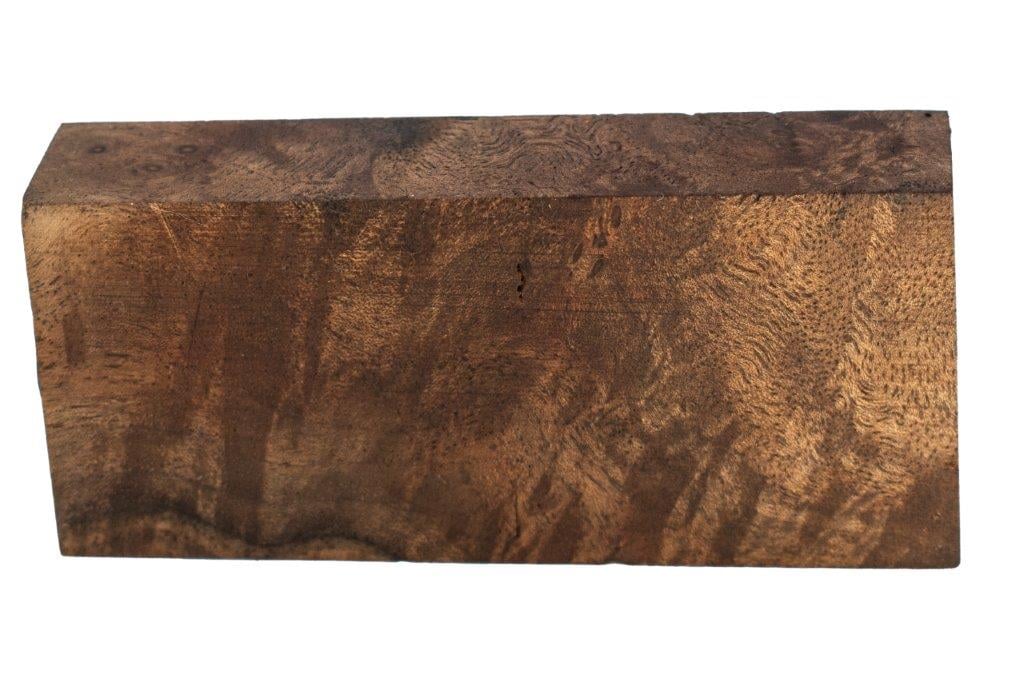 Stabilized Woods - 0.5", 1.75", 3.75, Natural, Curly Walnut, Block