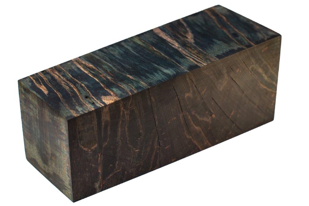 Stabilized Woods - 1.75", 1.75", 5", Multi-Color, Spalted Maple Burl, Block