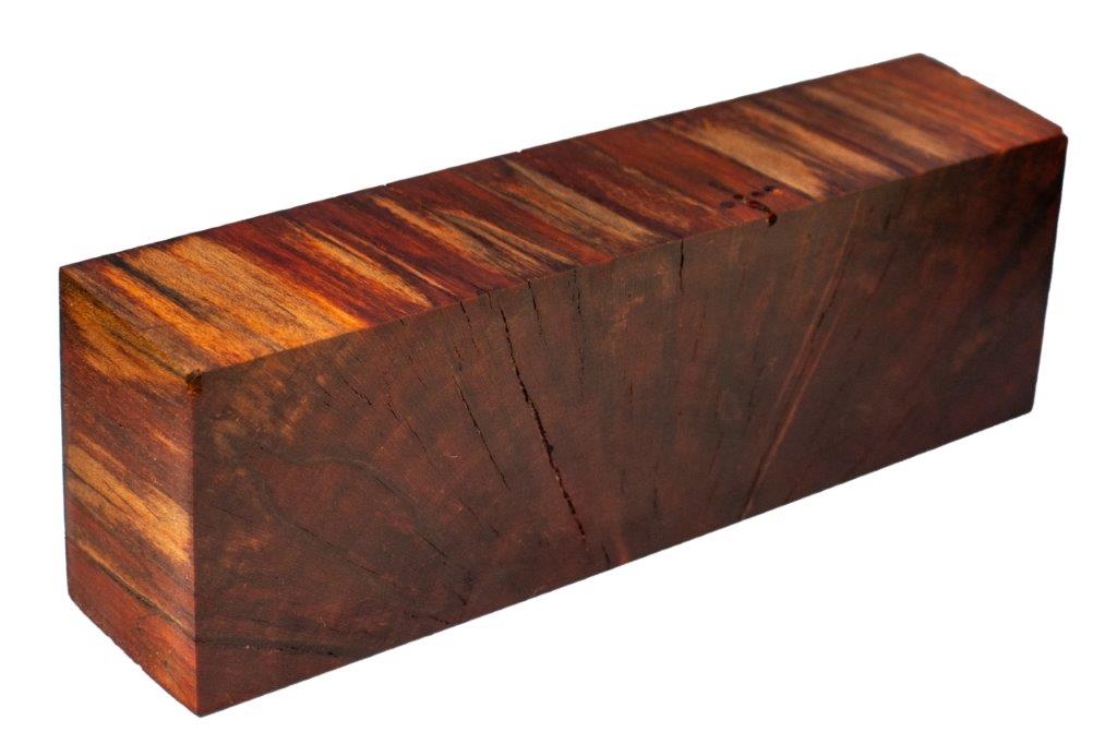 Stabilized Woods - 1", 1.5", 5.25", Multi-Color, Spalted Maple Burl, Block