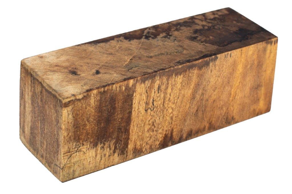 Stabilized Woods - 1.5", 1.5", 4.25", Natural, Spalted Maple Burl, Block