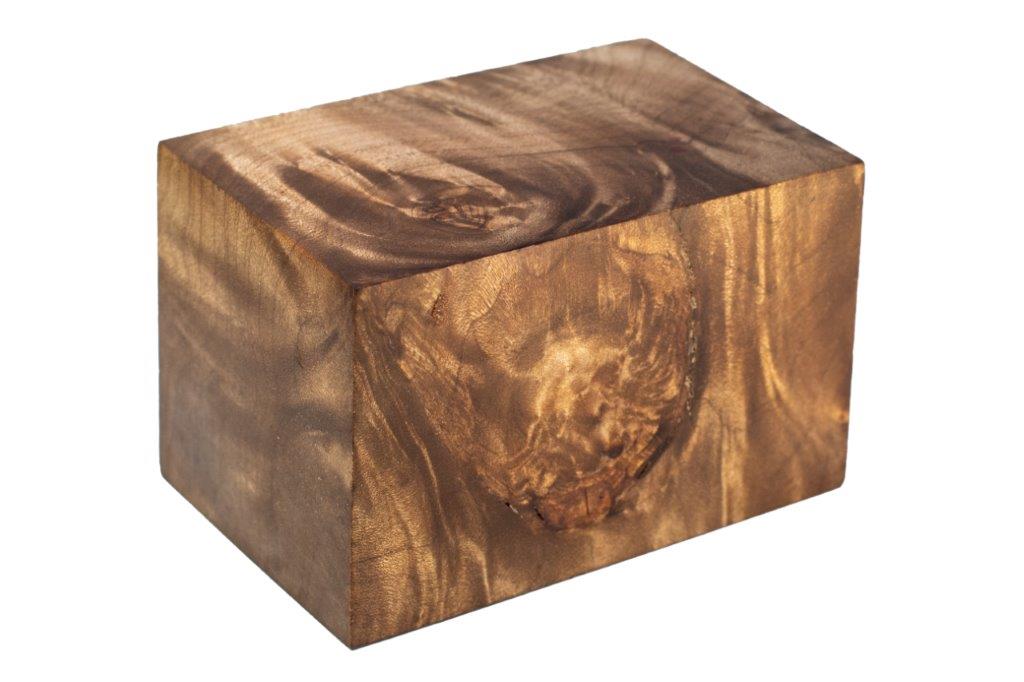 Stabilized Woods - 2", 2", 3, Natural, Maple Burl, Block