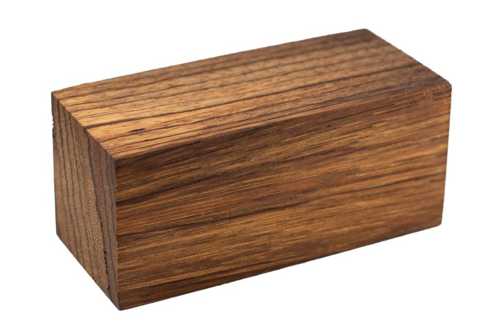 Stabilized Woods - 2", 2", 4.5", Natural, Zebrawood, Block