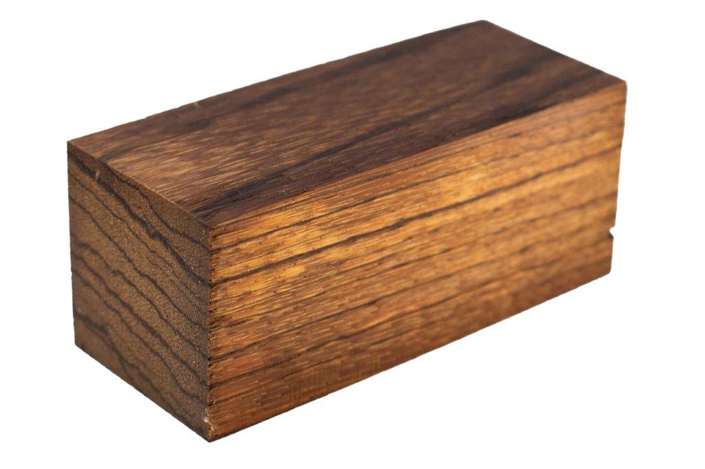 Stabilized Woods - 2", 2", 4.5", Natural, Zebrawood, Block