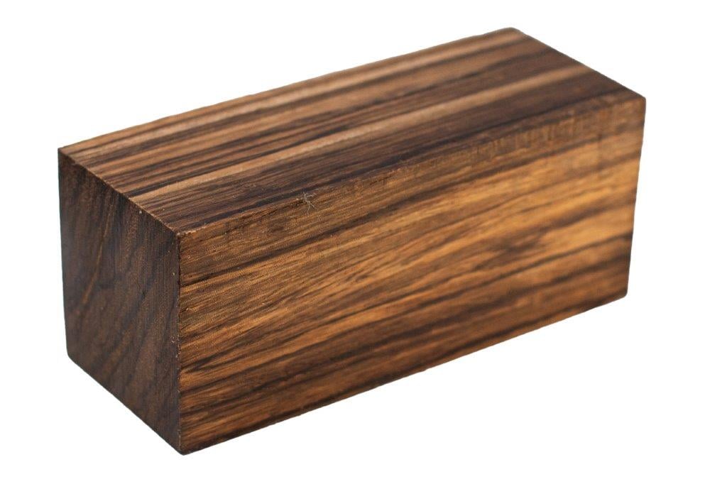 Stabilized Woods - 2", 2", 4.5", Natural, Zebrawood, Block